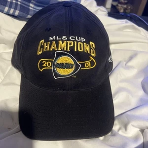 Vintage-Los Angeles LA Galaxy-2001 MLS Cup Champions-Locker Room Edition-Hat/Cap - Picture 1 of 7
