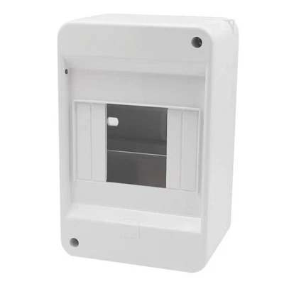 Aufputzgehäuse für Hutschienen-Reiheneinbaugeräte 2/4TE weiß AP-Kleinverteiler - Bild 1 von 3