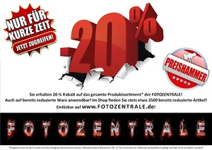 20 % RABATT-Gutschein Lizenzfreie Bilder Online-Shop FOTOZENTRALE Gratis Versand - Picture 1 of 1