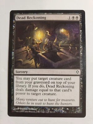 MTG Magic The Gathering Card Dead Reckoning Sorcery Black Worldwake 2010 - Image 1 of 2