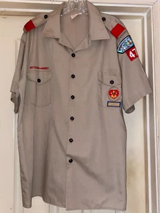 Vintage Boy Scouts of America Official Shirt Size XL - Picture 1 of 12