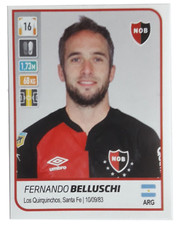 2021 Panini Fútbol Argentino Fernando Belluschi Sticker Newells-Porto-Genoa 