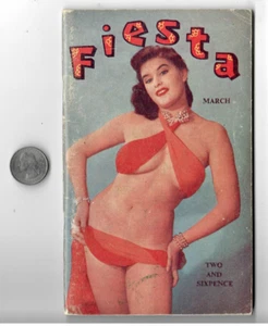 FIESTA Men's British Cheesecake Digest March Issue Early June Wilkinson Cover - Imagen 1 de 3