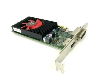 AMD RADEON R5 340X 2GB DDR3 PCI GRAPHICS CARD C870 P/N:7122107700G HIGH PROFILE - Image 1 of 4