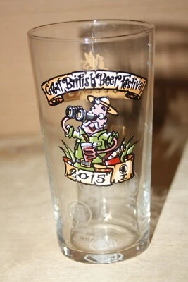 Collectable Breweriana - Pint Glass - Great British Beer Festival 2015 - CAMRA - Image 1 of 4