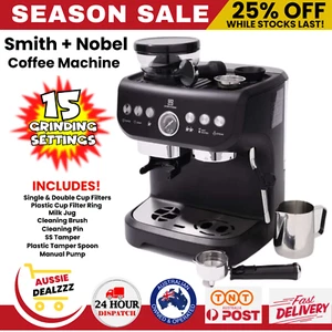 Espresso Coffee Machine 2L w/ Coffee Grinder Milk Frother Barista Coffee Machine - Picture 1 of 9
