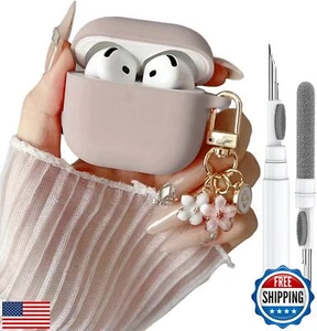 Olytop Cute Case for Airpods 4 Case Cover for Girl Women, Compatible Airpod 4 - Picture 1 of 5