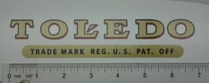 Toledo Scale Aufkleber (7 Zoll breit, 2 Aufkleber) - Bild 1 von 1