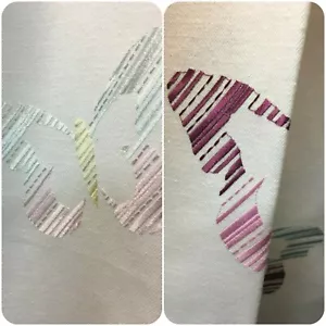 Belfield Studio Design Butterfly Embroidered Curtain Fabric Material 137cm wide - Picture 1 of 7