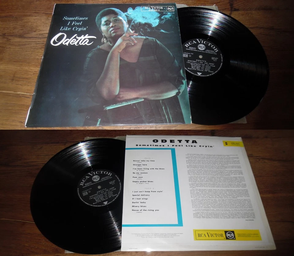 ODETTA - Sometimes I Feel Like Cryin' LP ORG Mono French RCA Jazz Blues 63' - Photo 1/1