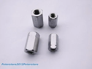 Sechskantmuttern  Langmuttern  Edelstahl A2 M5 M6 M8 M10 M12 M16 - Bild 1 von 1