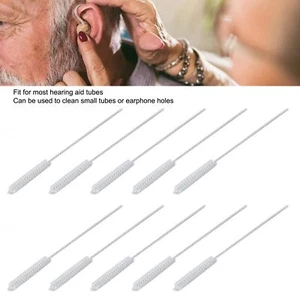 10x Hearing Aid Vent Brush Professional Nylon Hair Hearing Aid Tube Clean Tool A - Picture 1 of 11