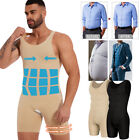 Men Shapewear Bodysuit Full Body Shaper Butt Lifter Undershirt Waist Trainer US