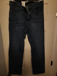 Wrangler Authentics Men's Regular Fit Comfort Flex Waist Jean Blue Ocean 29W 30L - Picture 1 of 4
