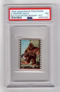 PSA 7 KING KONG 1948 Anonymous Card Pteranodon Fay Wray on Ground