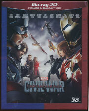 8717418484859 Marvel Blu-ray Captain America - Civil War (3d) (blu-ray 3d Blu-ra