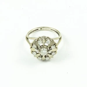 Bague en or blanc 18 Karat - Bild 1 von 7