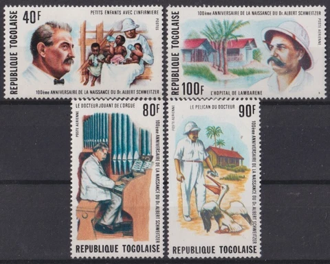 F-EX42139 TOGO MNH 1995 CENTENARY OF BIRTH ALBERT SCHWEITZER MEDICINE Cover