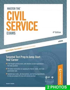 Master the Civil Service Exams / Peterson's 4th / 2009 edition REVISED - Picture 1 of 2