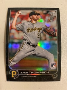 ZACH THOMPSON 2022 Topps Chrome Ben Baller Baseball Card RC PIRATES