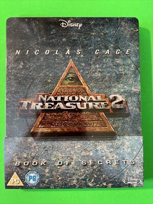 National Treasure 2: Book of Secrets RARE UK Blu-ray Steelbook NEW STILL SEALED - Image 1 of 4