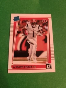 2021 Ja'Marr Chase Panini Donruss #262 Rated Rookie BENGALS HOT - Picture 1 of 2