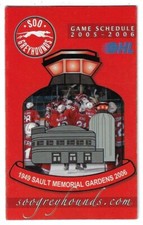 2005-06 Sault Ste. Marie Greyhounds OHL Hockey Schedule !!! Ticket Infos