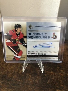 2019-20 SP Hockey Authentic signatures - Thomas Chabot!!! - Picture 1 of 2