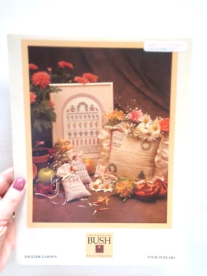 SHEPHERDS BUSH COUNTED CROSS STITCH ENGLISH GARDEN CHART ONLY VTG 1998 - Image 1 of 4