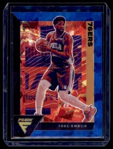2021-22 Panini Flux Orange Ice Joel Embiid 1033 Philadelphia 76ers #134