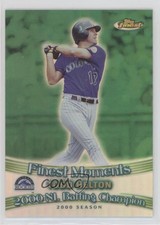 2001 Topps Finest Finest Moments Refractor Todd Helton #FM16
