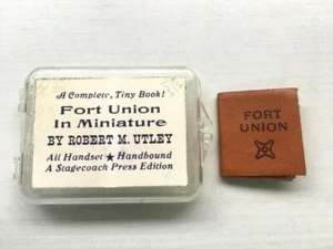 FORT UNION 1963 by Robert M Utley - Leather Bound Miniature Book Ltd. Ed. 1/99 - Picture 1 of 3