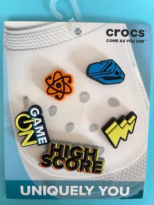 Paquete de 5 jugadores de video Crocs Jibbitz Charms - Imagen 1 de 1