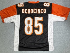 Chad ‘Ochocinco’ Johnson Signed Custom Cincinnati Bengals Jersey Beckett COA - Picture 1 of 5