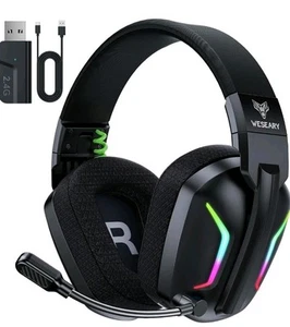 Wireless Gaming Headsets for PC, PS5, PS4, Switch, Mac, 2.4GHz Wireless Gamin... - Picture 1 of 11