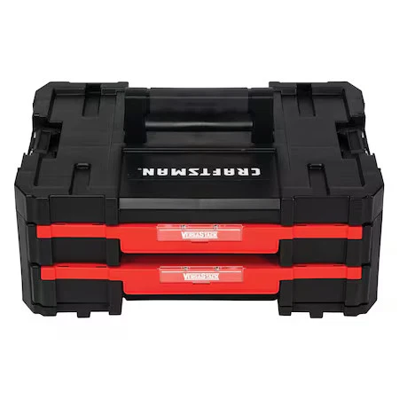 Craftsman VERSASTACK Double Shallow Drawers, Black/Red, Plastic CMST17804 - Image 1 of 1