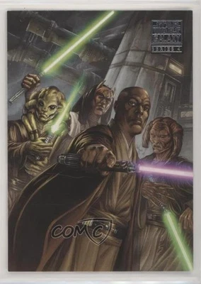 2009 Topps Star Wars Galaxy Series 4 Comics Jedi vs Bounty Hunters #93 4et - Image 1 of 3