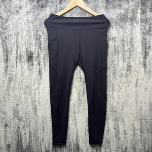 Lululemon Power Thru Damen-Legginghose hoher Bund eng schwarz Größe 8 - Bild 1 von 3