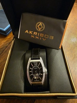 Women's Akribos XXIV AK471BK Quartz Watch - Image 1 of 4