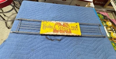 Empuje de puerta de cerveza de raíz de albañil vintage Foto 1 de 4