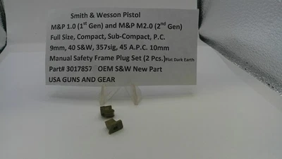 M&P 1.0/M&P M2.0 手动安全框架插头套装 FDE 3017857 — 第 1/4 张图片