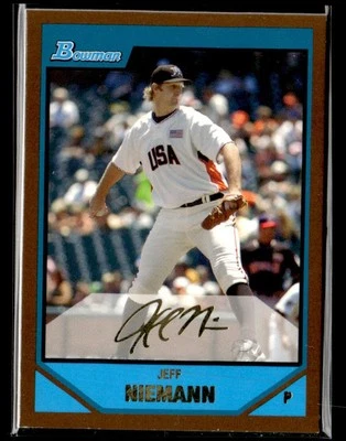 2007 Bowman Draft Picks & Prospects #BDPP83 Jeff Niemann Prospects card - Image 1 of 2