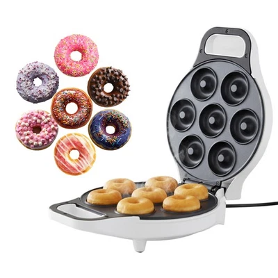 Mini Donut Maker, Durable, Nonstick Easy to Use Mini Baking Machine - Cooks 7... - Image 1 of 4