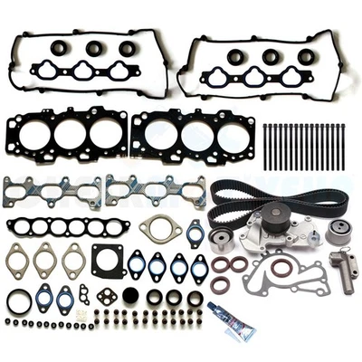 Head Gasket Set Timing Belt Water Pump Kit fits Hyundai Tucson Kia Optima 2.7L Foto 1 de 4