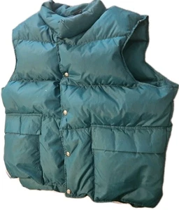 Woolwich Puffer Weste Herren L Grn USA Daunen Gefüllt Boho Y2k Cottage Normcor Trucker  - Bild 1 von 21