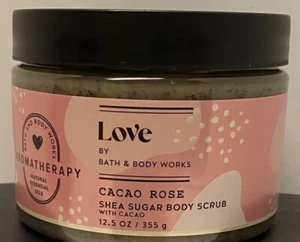 Bath & Body Works Aromatherapy Love Cacao Rose Shea Sugar Body Scrub - Picture 1 of 4