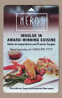 Caesars Windsor Casino Hotel Room Key Neros Lobster / Shrimp & Crab Legs