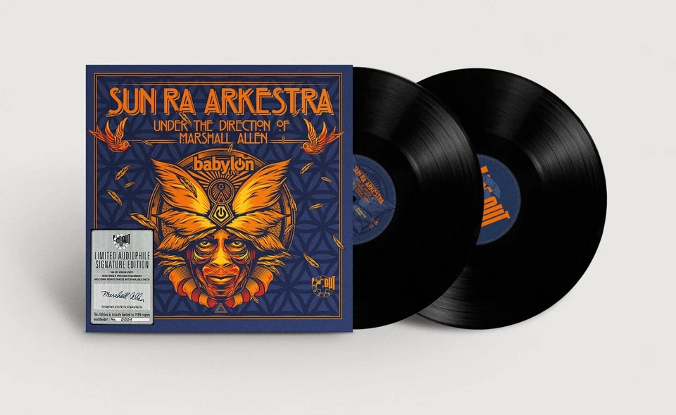 Signed by MARSHALL ALLEN Sun Ra Arkestra Babylon Live Audiophile IN+OUT 2 LP New - Image 1 of 1