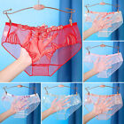 Women's Sexy Mesh Underwear See Through Lingerie Lace Briefs Panties Knickers