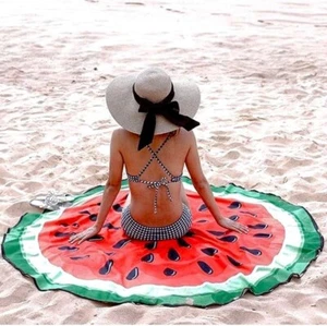BigMouth Inc Gigantic Watermelon Beach Blanket. 5ft